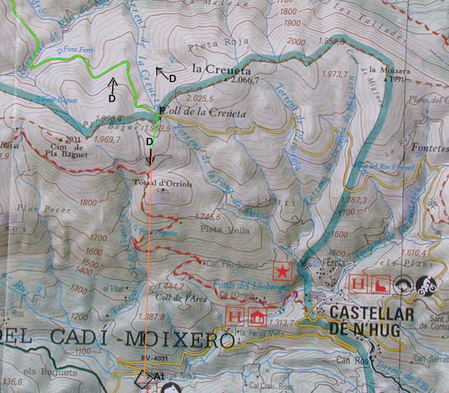 Vol du Col de la creueta