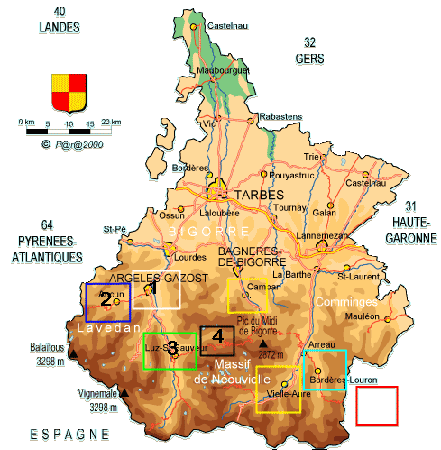 cliquez sur les zones numrotes